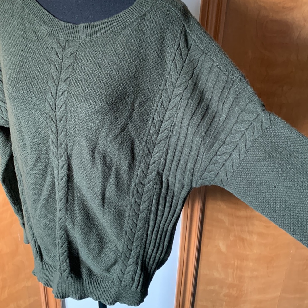 Olive Fall Sweater - Picture 2 of 4